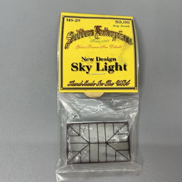 Sodders Enterprises Skylight for Model Buildings Multi Scale New Sealed USA - Picture 1 of 3